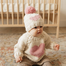 Load image into Gallery viewer, Sweetheart Crew Neck Baby Sweater

