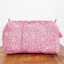 Load image into Gallery viewer, Block Print Large Cosmetic Pouch (6 Styles)
