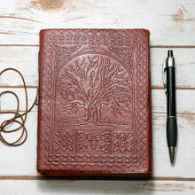 Load image into Gallery viewer, Tree Of Life Handmade Leather Journal
