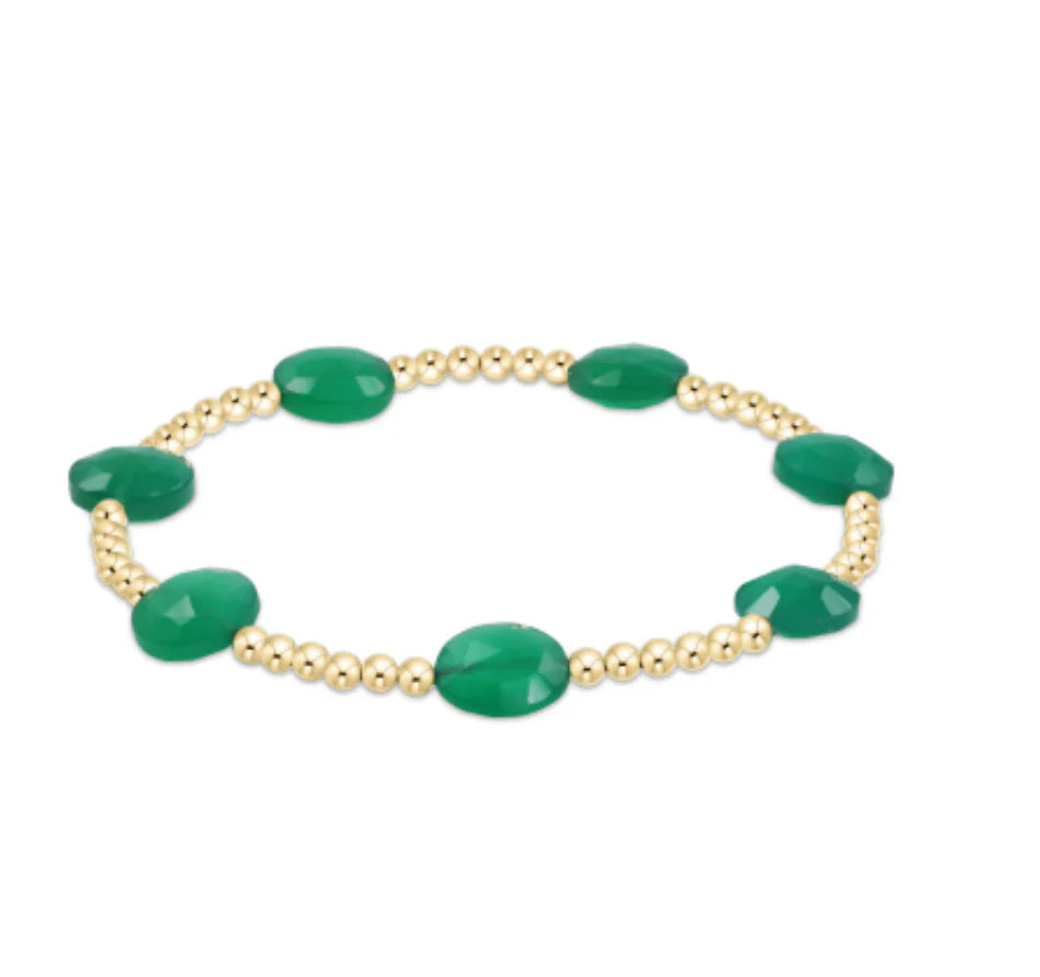 Enewton Admire Gold & Gemstone 3mm Bracelet (8 Styles)
