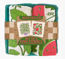 Load image into Gallery viewer, Hand Printed Cotton Dish Towel Set (4 Styles)

