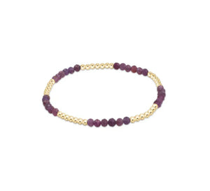 Enewton Classic Blissful Pattern 2.5mm Bead Gemstone Bracelet (8 Styles)