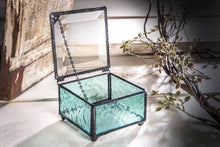 Load image into Gallery viewer, Windsor Blue Glass Box
