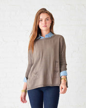 Load image into Gallery viewer, MerSea Catalina Crewneck Sweater (Driftwood, Sky, Chocolate)
