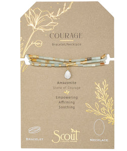 Scout Teardrop Stone Wrap Bracelet/Necklace (12 Styles)