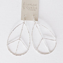 Load image into Gallery viewer, Peace Earring (Silver or Gold)
