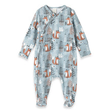 Load image into Gallery viewer, Foxy Forest Bamboo Baby Zipper Romper
