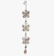 Load image into Gallery viewer, Three Butterflies Wind Chime
