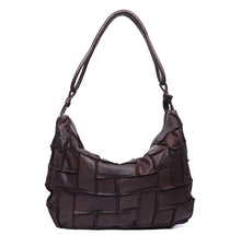 Load image into Gallery viewer, Sacha Patchwork Bag, Dark Brown
