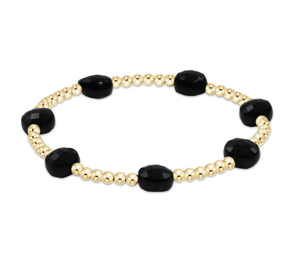 Enewton Admire Gold & Gemstone 3mm Bracelet (8 Styles)