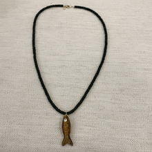 Load image into Gallery viewer, Cristina V. Beaded Chain with Fish Pendant
