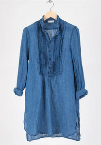 CP Shades Annette Linen Tunic, Indigo