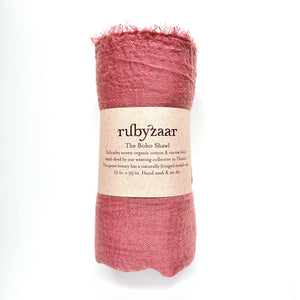 Boho Organic Cotton Scarf (10 Colors)
