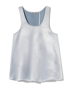 PJ Harlow Cece Satin Cami (Pearl, Morning Blue)