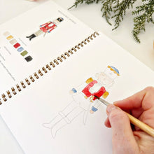 Load image into Gallery viewer, Nutcracker Watercolor Workbook

