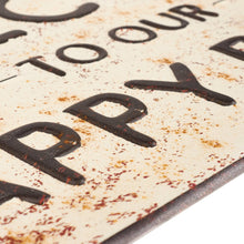 Load image into Gallery viewer, Our Happy Place Metal Sign
