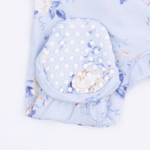 Load image into Gallery viewer, Ashley Rose Floral - 2 Way Ruffle Back Zipper Footie
