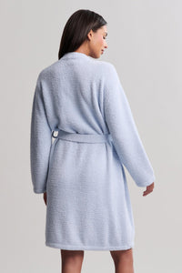 Barefoot Dreams CozyChic Solid Robe, Snow Drop