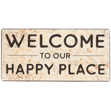 Load image into Gallery viewer, Our Happy Place Metal Sign
