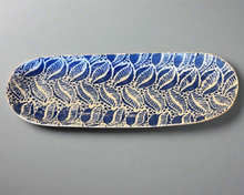 Load image into Gallery viewer, Terrafirma Large Canape Serving Plate, Large (Cobalt)

