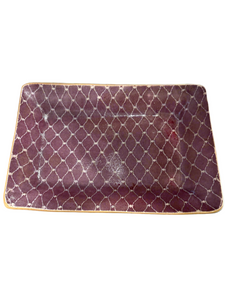 Terrafirma Ceramics Party Platter, Medium (Pine, Bordeaux)