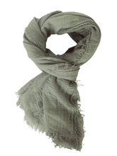 Load image into Gallery viewer, Boho Organic Cotton Scarf (10 Colors)
