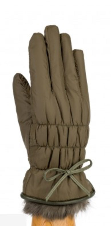 Casual Glove With Fur Trim (3 Colors)