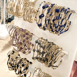 Enewton Admire Gold & Gemstone 3mm Bracelet (10 Styles)