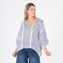 Load image into Gallery viewer, Linen Stripe 3/4 Sleeve Top
