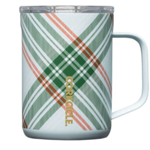Corkcicle Peppermint Plaid Drinkware (2 Styles)