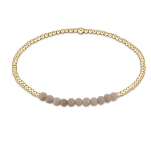 Enewton Gold Bliss Gemstone 2mm Bead Bracelet (2 Styles)