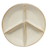 Load image into Gallery viewer, Peace Sign Stoneware Dish, 5.5&quot;
