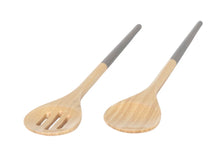Load image into Gallery viewer, Bamboo Refined Salad Servers (5 Colors)
