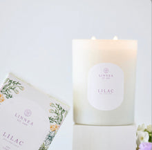 Load image into Gallery viewer, Linnea 2-Wick Lilac Soy Candle
