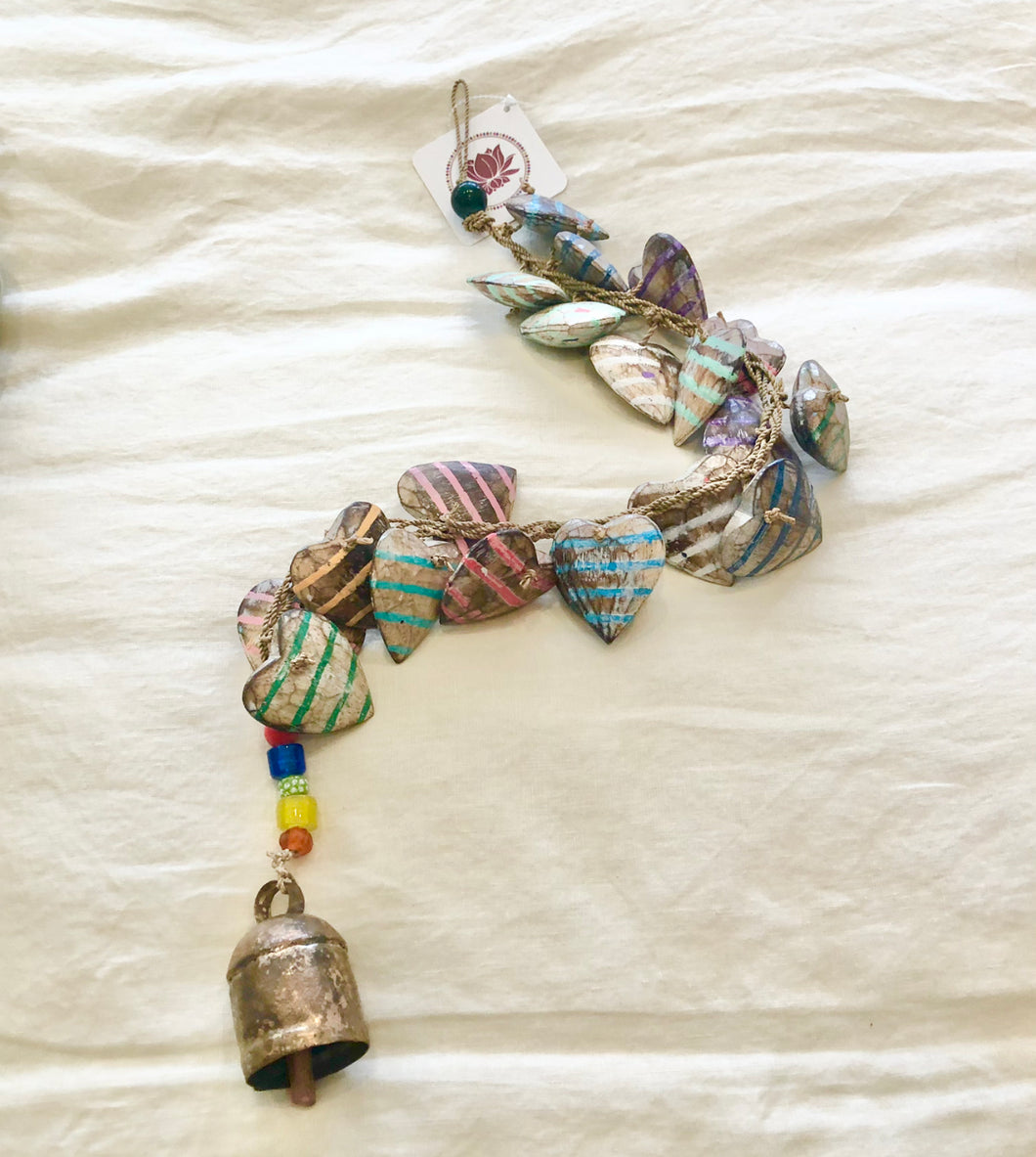 Rainbow Heart Windchime