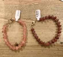 Load image into Gallery viewer, Cristina V. Stone Agate Bracelet, Peach Moonstone

