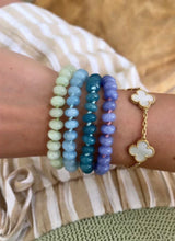 Load image into Gallery viewer, Cristina V. Stone Agate Bracelet, Peach Moonstone
