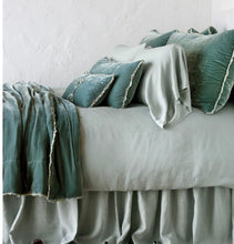 Load image into Gallery viewer, IN STOCK Bella Notte Linens Carmen Bed End Blanket, Eucalyptus
