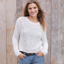 Load image into Gallery viewer, Maura Crop Chunky Cotton Sweater (2 Colors)
