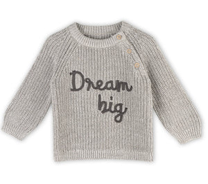 Dream Big Chunky Knit Baby Pullover Sweater