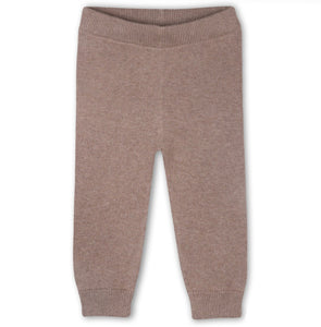 Sweater Knit Baby Legging Pants, Cocoa Heather