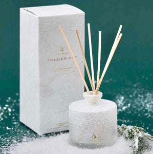 Frasier Fir Petite Frosted Glass Reed Diffuser, 4 oz