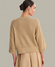 Load image into Gallery viewer, Pointelle Cotton Sweater
