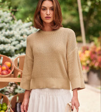 Load image into Gallery viewer, Pointelle Cotton Sweater
