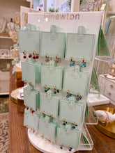 Load image into Gallery viewer, Enewton Huggie Gold 0.5" Hoop - Reflection Small Crystal Charm (12 Colors)
