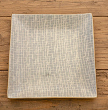 Load image into Gallery viewer, Terrafirma Ceramics 9" Square Tray (Opal, Cobalt)
