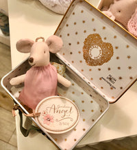 Load image into Gallery viewer, Maileg Guardian Angel Mouse in Suitcase
