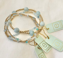 Load image into Gallery viewer, Enewton Admire Gold &amp; Gemstone 3mm Bracelet (6 Styles)
