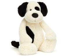 Load image into Gallery viewer, Jellycat Bashful Black &amp; Cream Puppy, Huge
