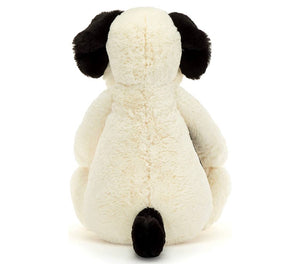 Jellycat Bashful Black & Cream Puppy, Huge